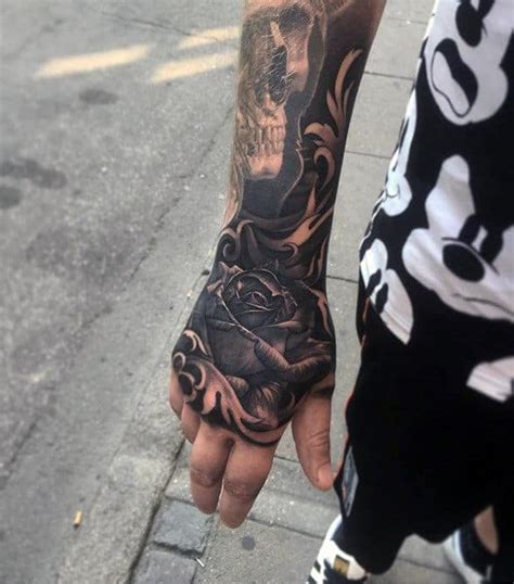 tattoo in hand for men|hand tattoos male.